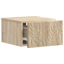Wandbeugel Bedkast Sonoma Eiken 49 x 34,5 x 20 cm Bewerkt hout