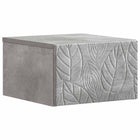 Wandkast 49x34,5x20 cm betongrijs bewerkt hout