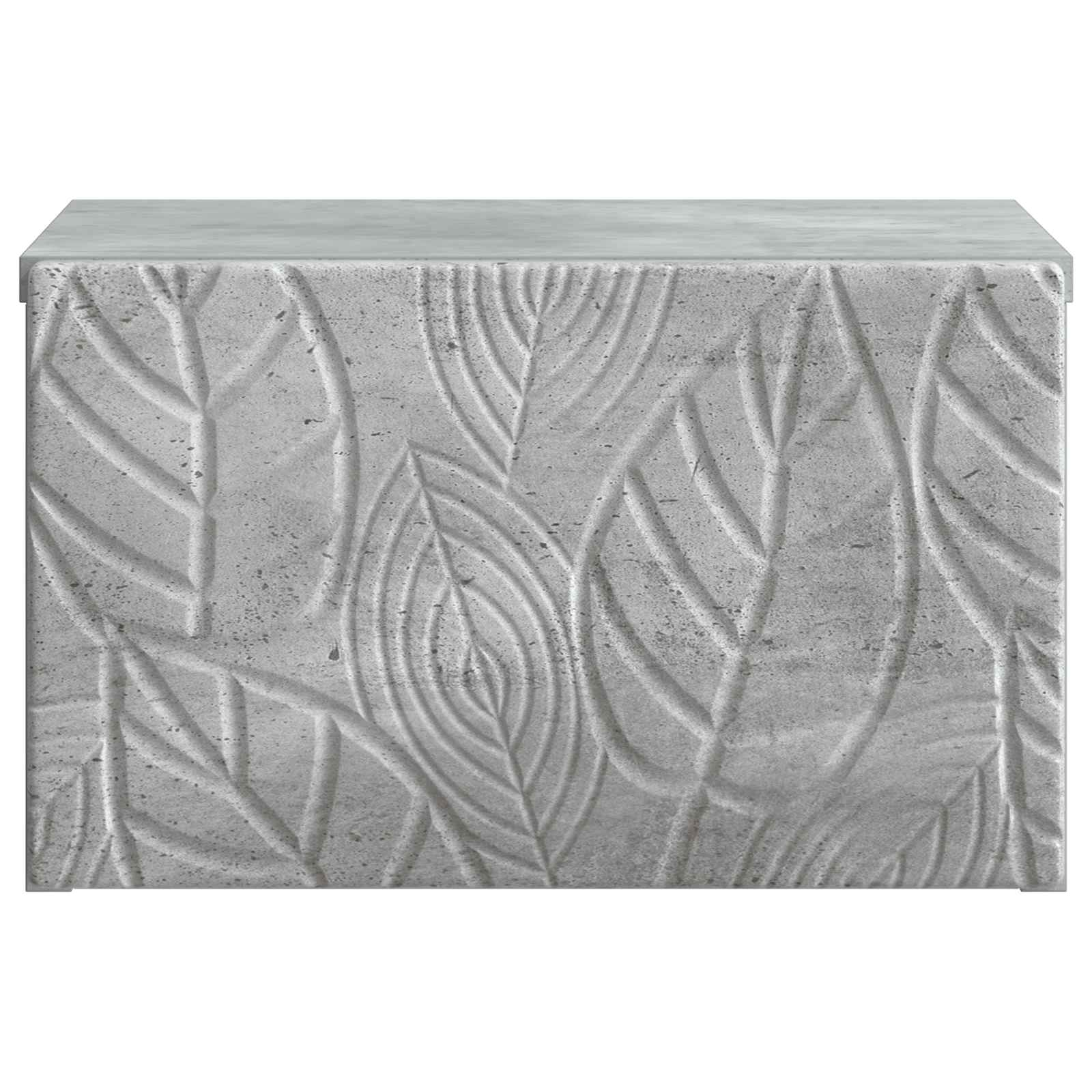 Wandbeugel Bedkast 2 pcs Betongrijs 49 x 34,5 x 20 cm