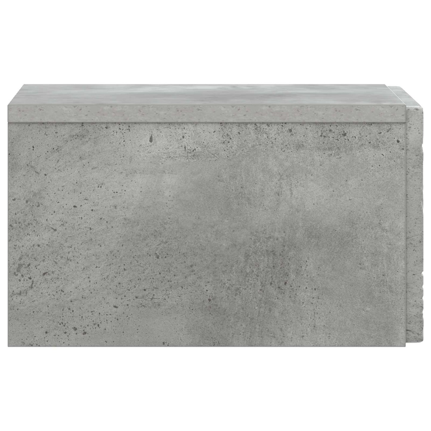 Wandbeugel Bedkast 2 pcs Betongrijs 49 x 34,5 x 20 cm