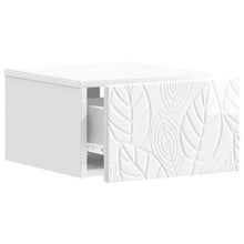 Wandbeugel Bedkast Hoogglans Wit 49 x 34,5 x 20 cm Bewerkt hout