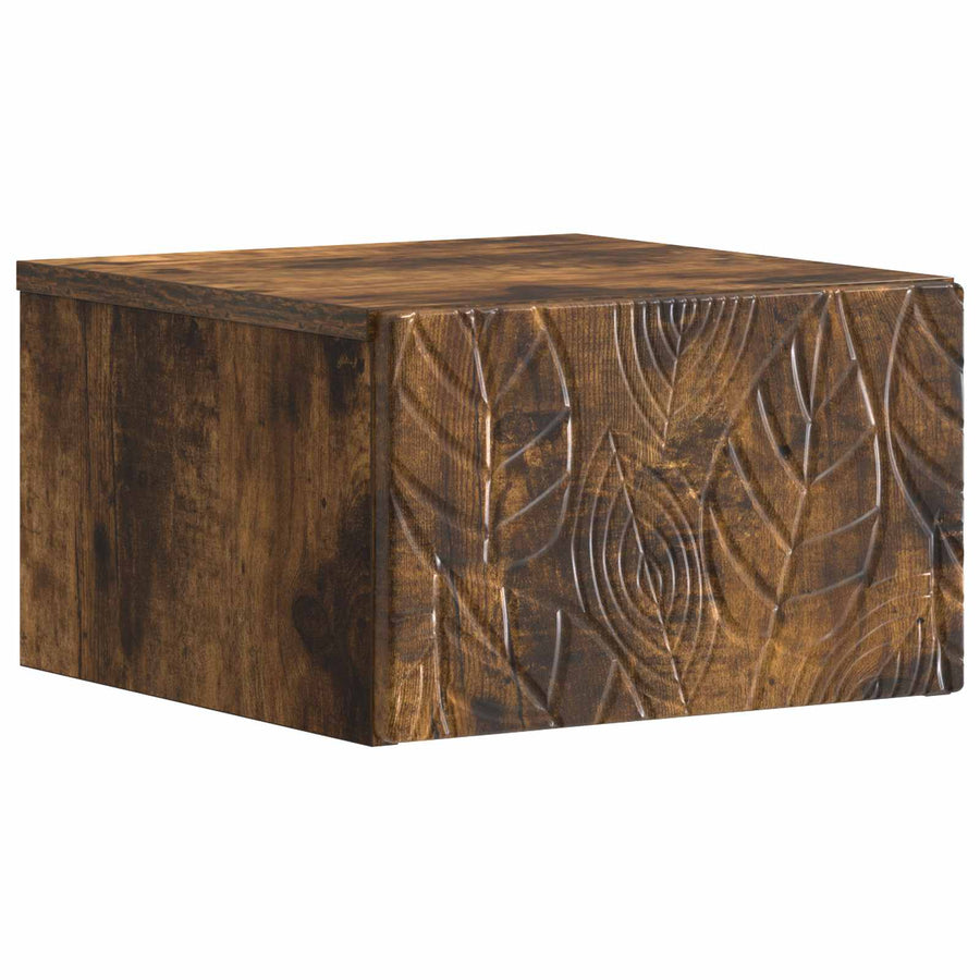 Wandbeugel Bedkast 2 pcs Gerookt eiken 49 x 34,5 x 20 cm