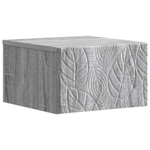 Wandbeugel Bedkast Grijs Sonoma 49 x 34,5 x 20 cm Bewerkt hout