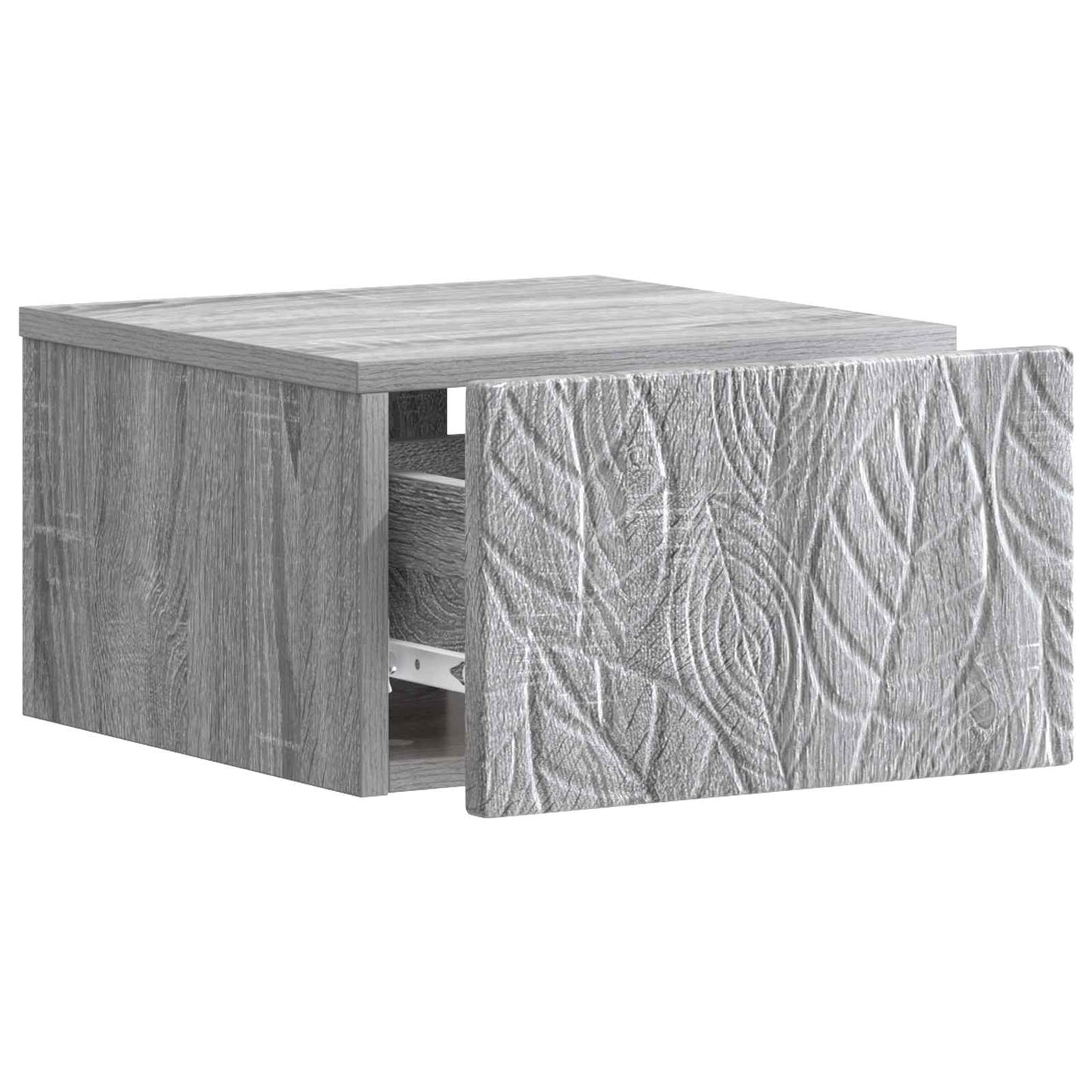 Wandbeugel Bedkast Grijs Sonoma 49 x 34,5 x 20 cm Bewerkt hout