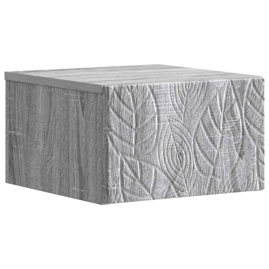 Wandbeugel Bedkast 2 pcs Grijs Sonoma 49 x 34,5 x 20 cm