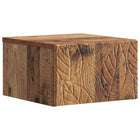 Nachtkastje 49x34,5x20 cm oud hout bewerkt hout