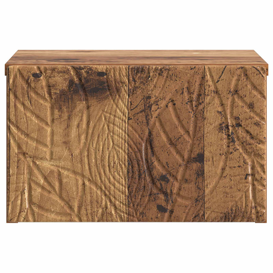Wandbeugel Bedkast Oud hout 49 x 34,5 x 20 cm Bewerkt hout