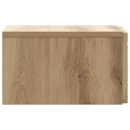 Wandbeugel Bedkast 2 pcs Artisanaal eiken 49 x 34,5 x 20 cm