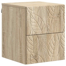 Wandbeugel Bedkast 2 pcs Sonoma Eiken 34,5 x 33 x 40 cm
