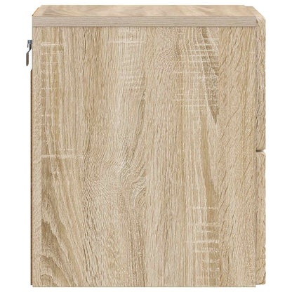Wandbeugel Bedkast 2 pcs Sonoma Eiken 34,5 x 33 x 40 cm