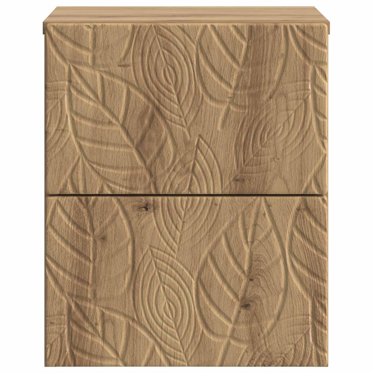 Wandbeugel Bedkast 2 pcs Artisanaal eiken 34,5 x 33 x 40 cm