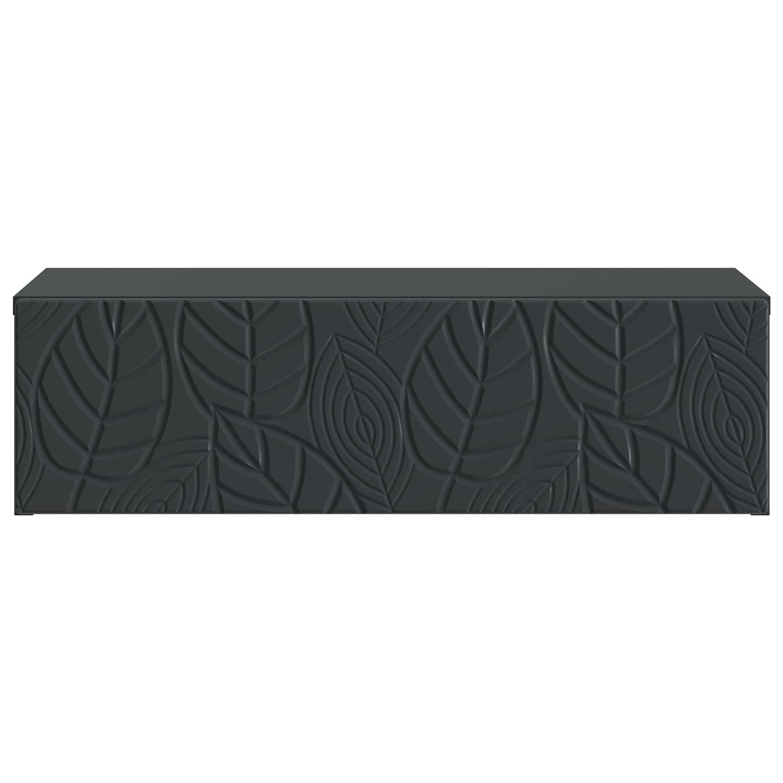 Wandmontage Zijtafel Zwart 59 x 34,5 x 17 cm Bewerkt hout
