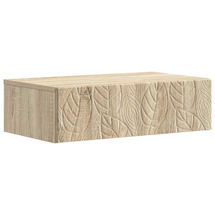 Wandmontage Zijtafel Sonoma Eiken 59 x 34,5 x 17 cm