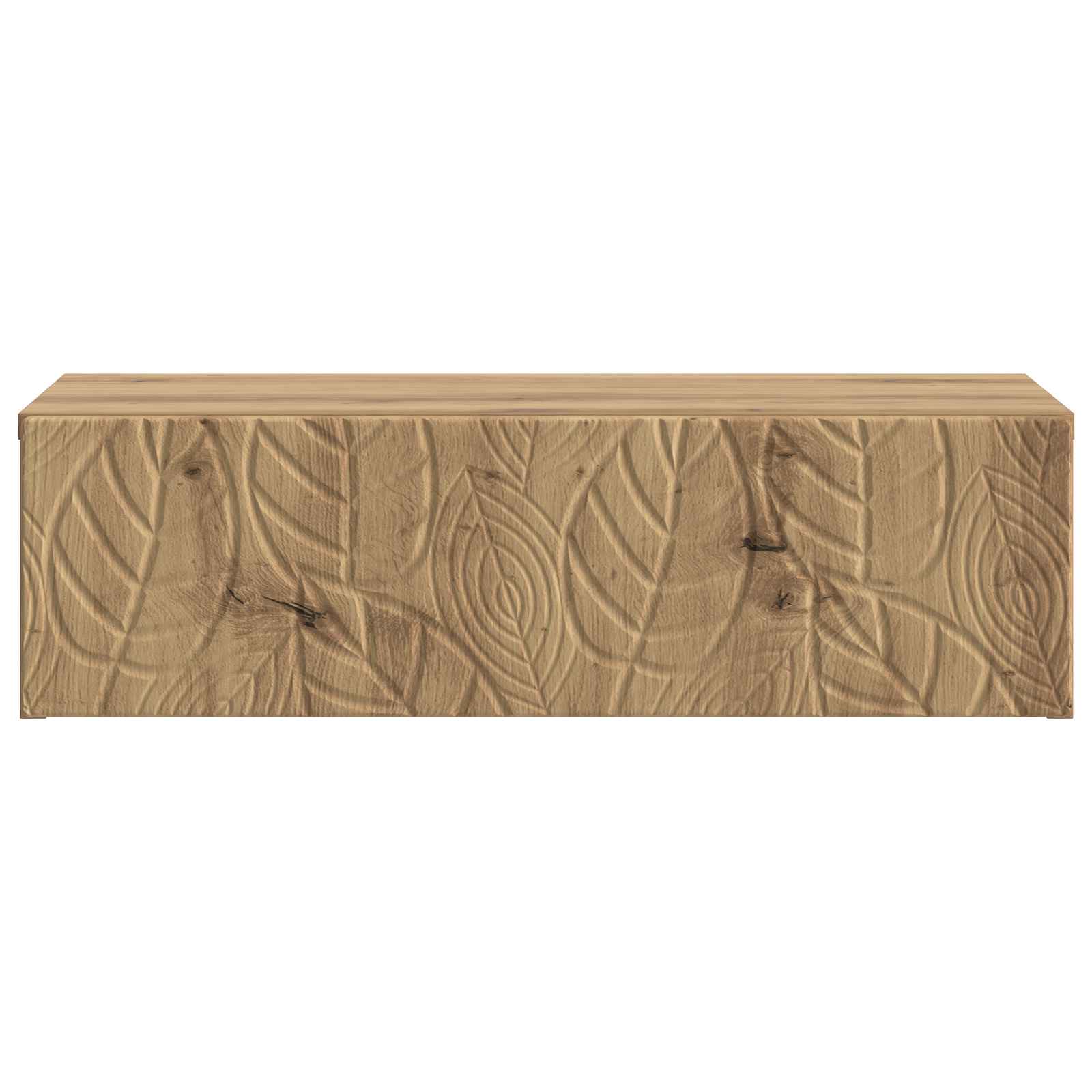 Wandmontage Zijtafel Artisanaal eiken 59 x 34,5 x 17 cm