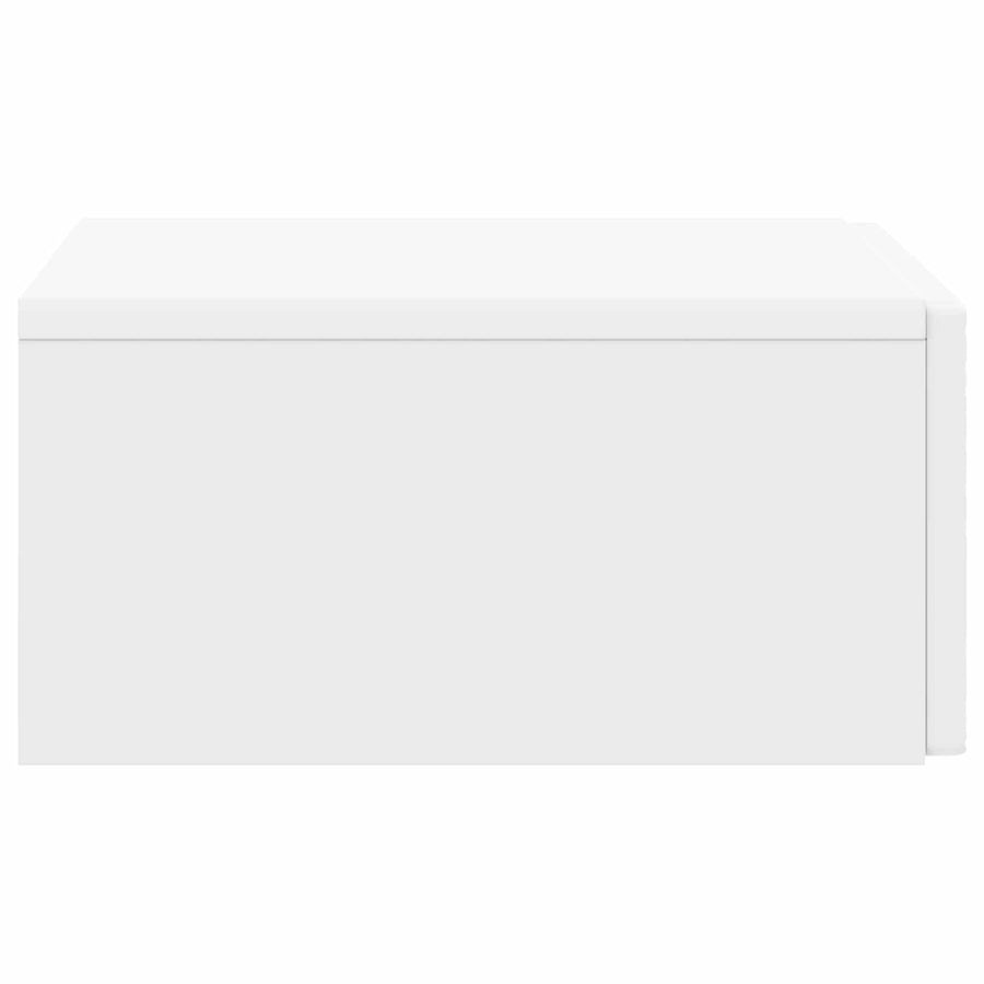 Wandmontage Zijtafel Wit 87,5 x 34,5 x 17 cm Bewerkt hout