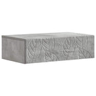 Wandmontage zijtafel 87,5x34,5x17 cm betongrijs