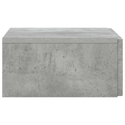 Wandmontage Zijtafel Betongrijs 87,5 x 34,5 x 17 cm