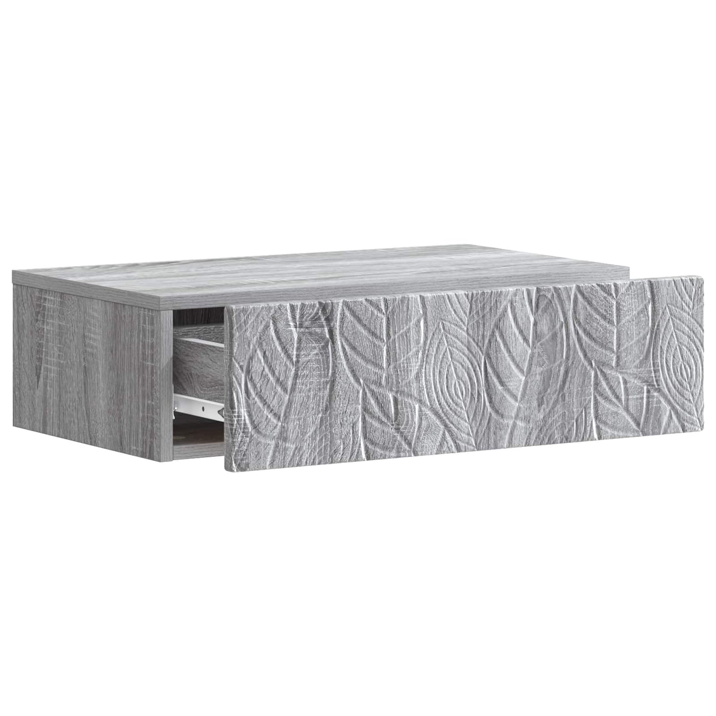 Wandmontage Zijtafel Grijs Sonoma 87,5 x 34,5 x 17 cm