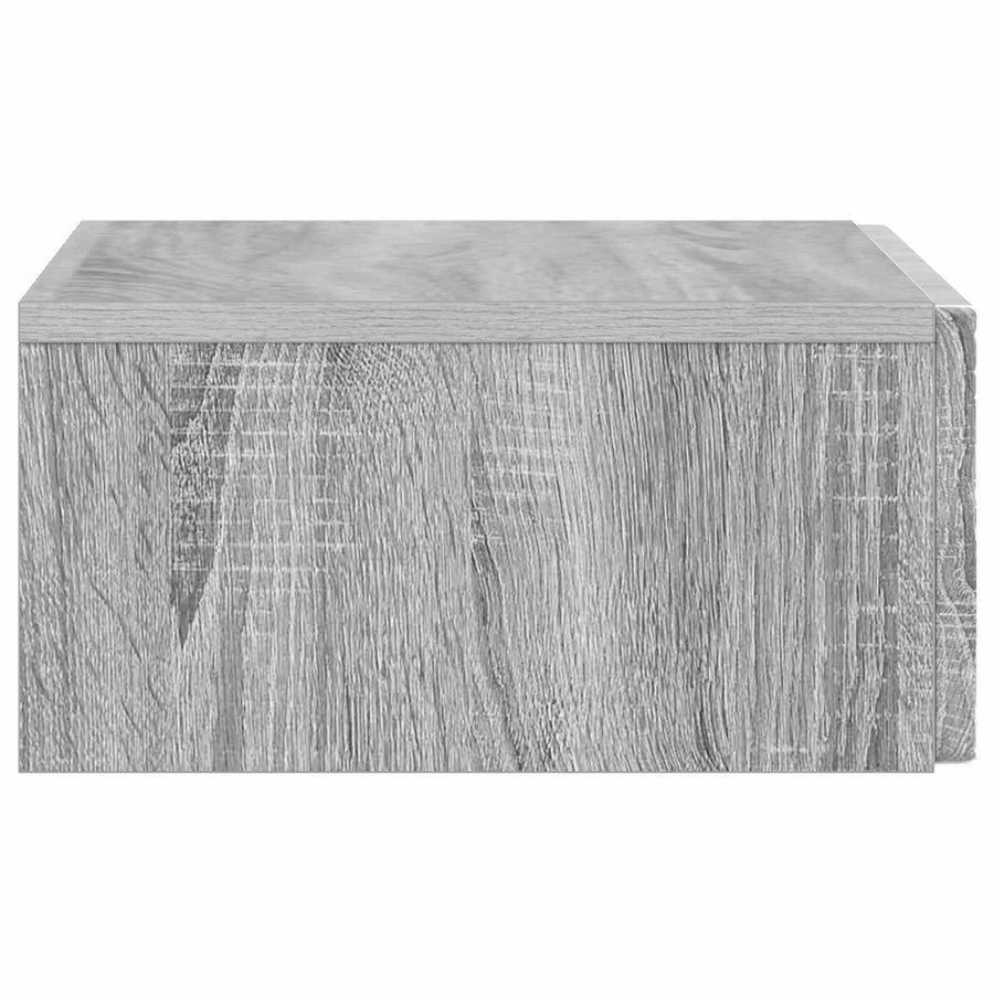 Wandmontage Zijtafel Grijs Sonoma 87,5 x 34,5 x 17 cm