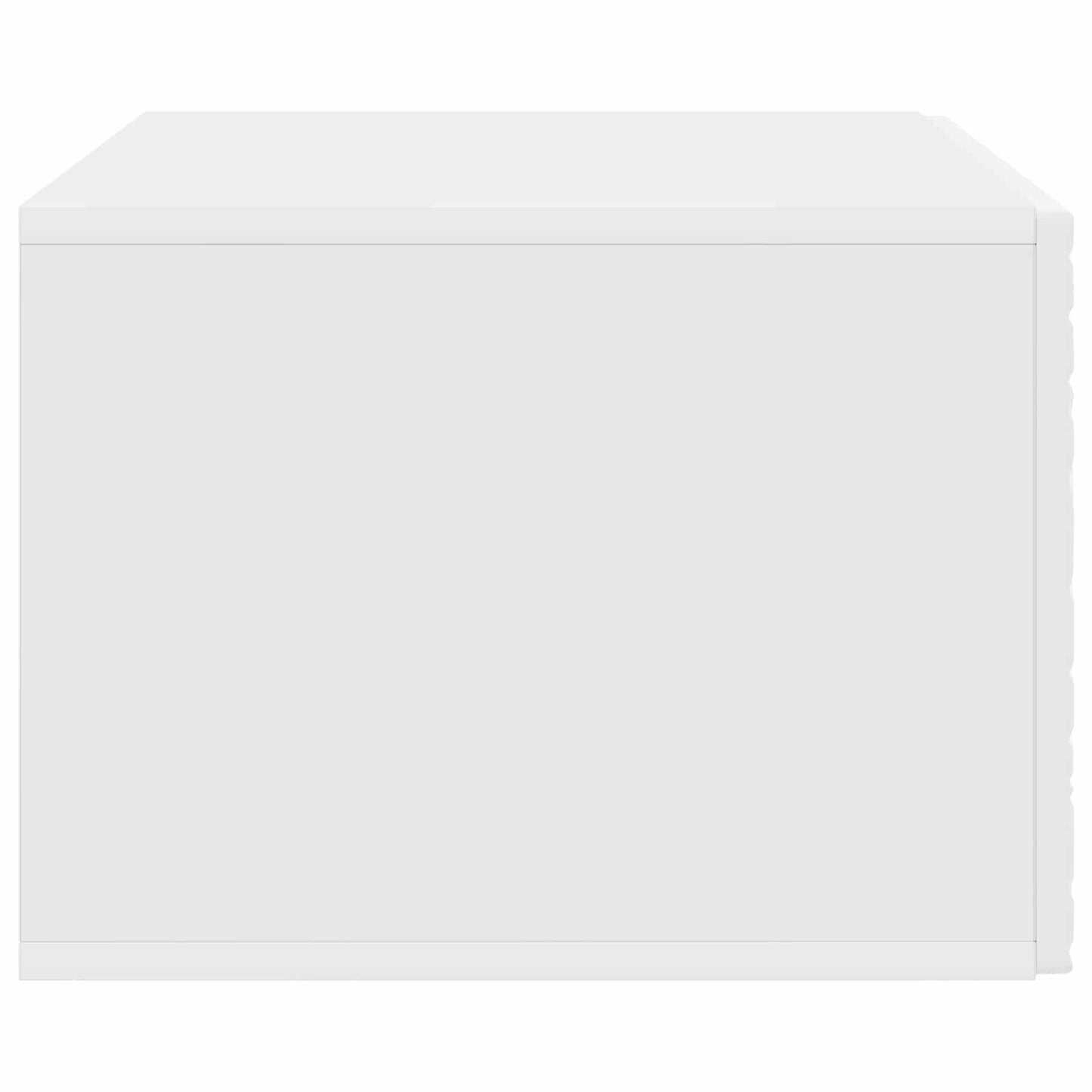 Wandbeugel TV-kast 59,5 x 41 x 30 cm Wit Bewerkt hout