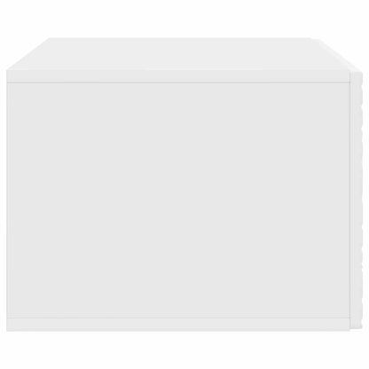 Wandbeugel TV-kast 59,5 x 41 x 30 cm Wit Bewerkt hout