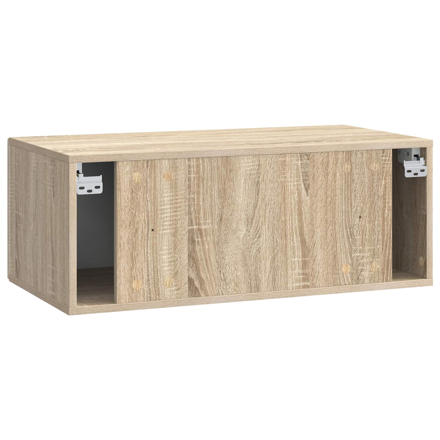 Wandbeugel TV-kast 59,5 x 41 x 30 cm Sonoma Eiken Bewerkt hout