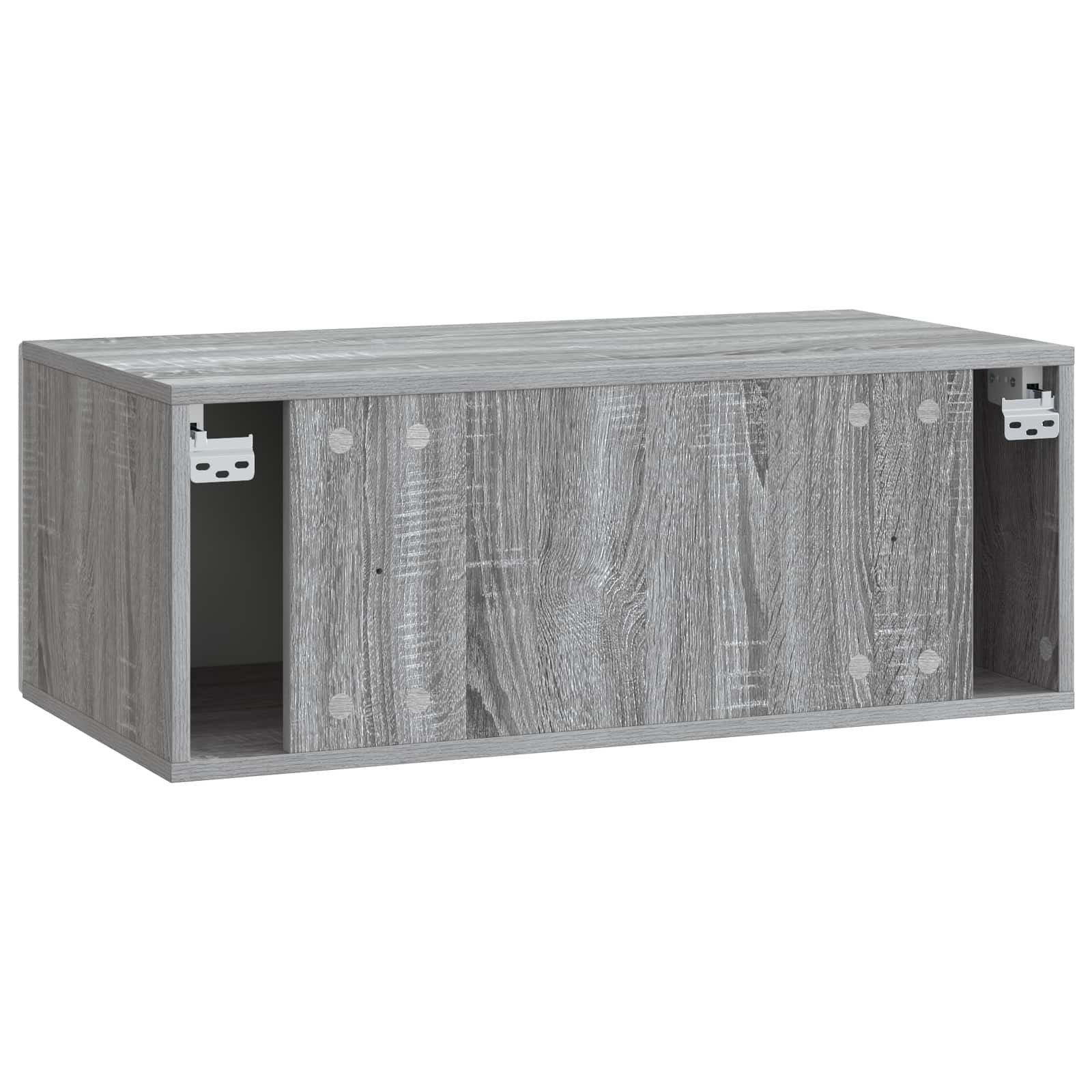 Wandbeugel TV-kast 59,5 x 41 x 30 cm Grijs Sonoma Bewerkt hout