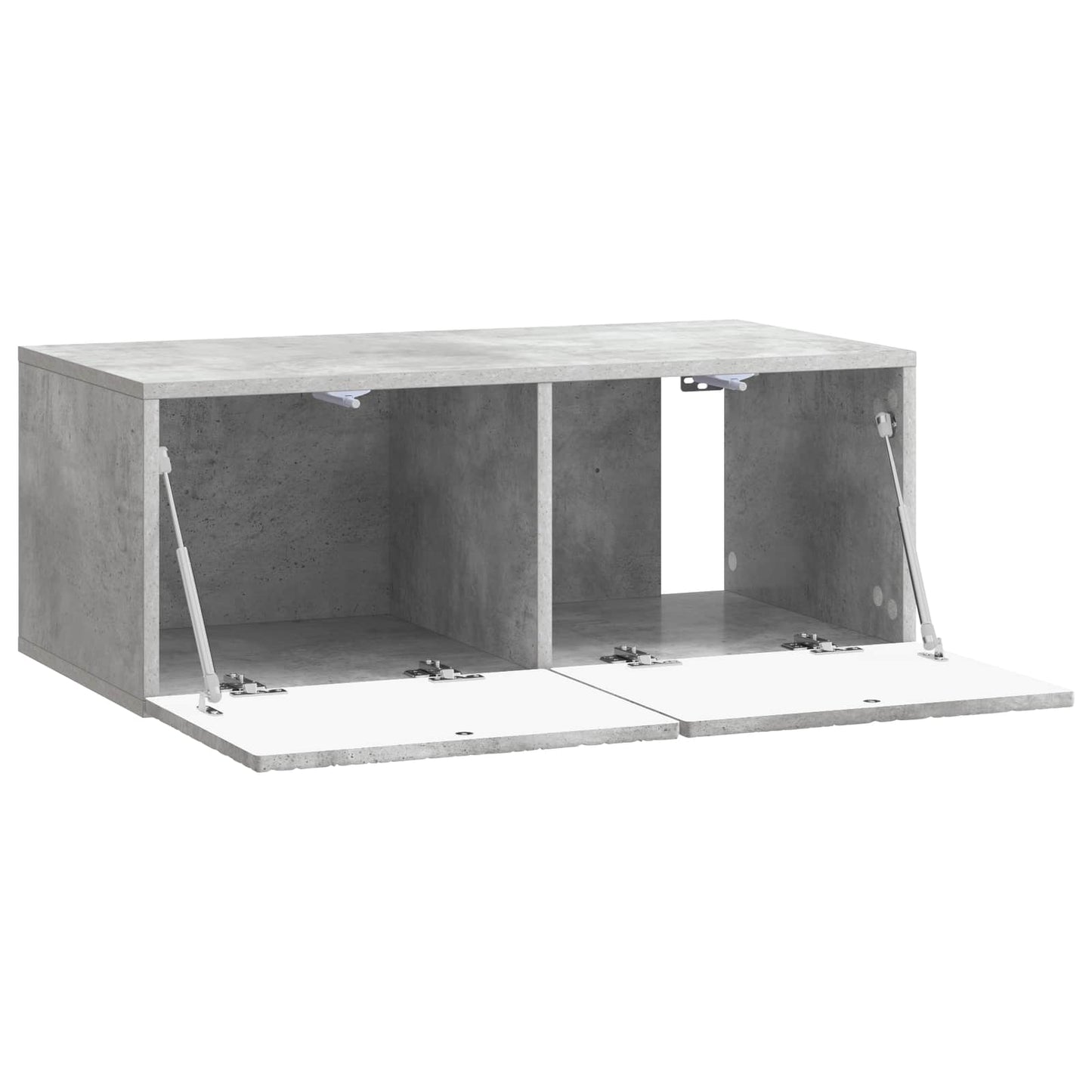Wandbeugel TV-kast 78,5 x 41 x 30 cm Betongrijs Bewerkt hout
