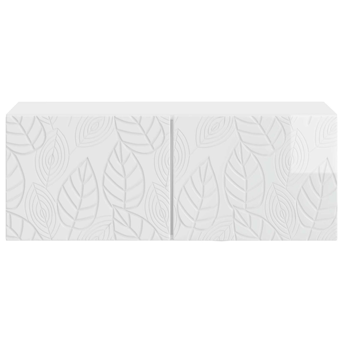 Wandbeugel TV-kast 78,5 x 41 x 30 cm Hoogglans Wit Bewerkt hout