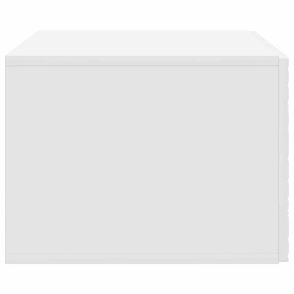 Wandbeugel TV-kast 78,5 x 41 x 30 cm Hoogglans Wit Bewerkt hout