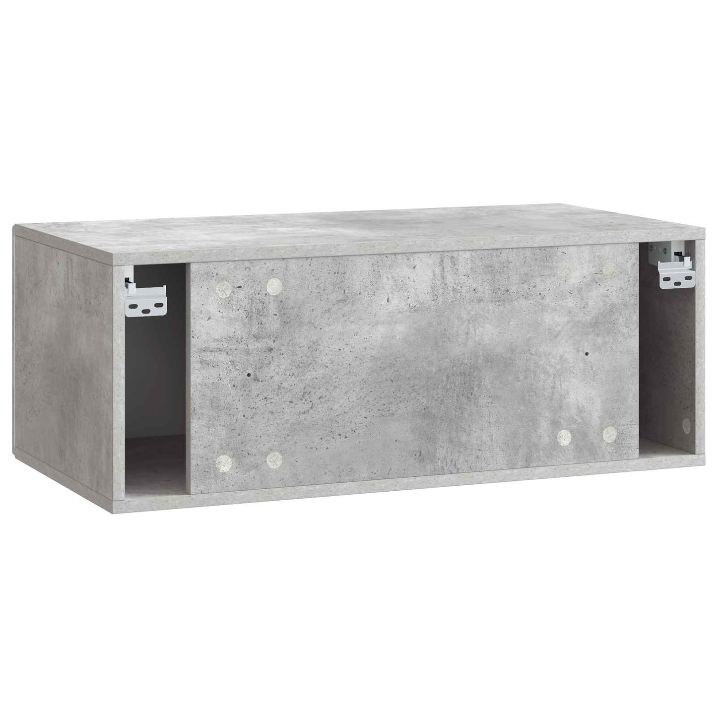 Wandbeugel TV-kast 98 x 41 x 30 cm Betongrijs Bewerkt hout