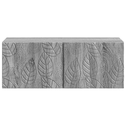 Wandbeugel TV-kast 98 x 41 x 30 cm Grijs Sonoma Bewerkt hout