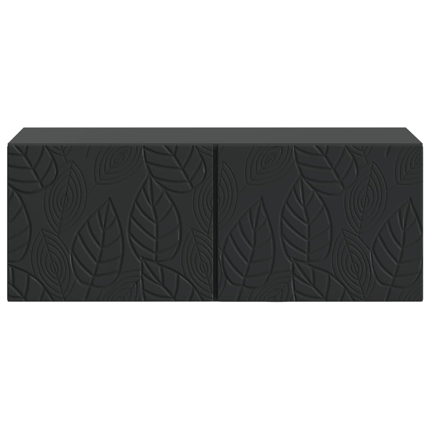 Wandbeugel TV-kast 59,5 x 31 cm Zwart Bewerkt hout