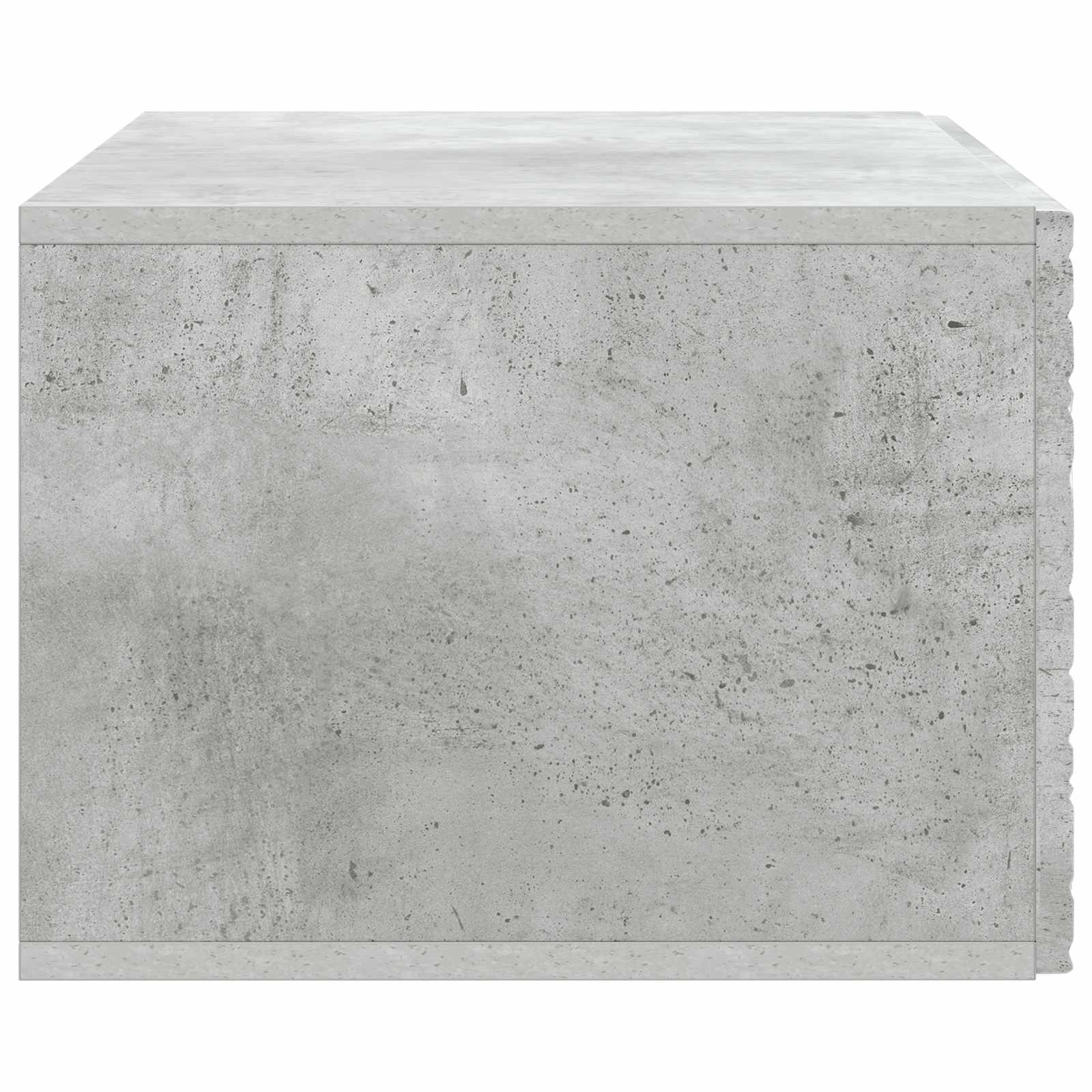 Wandbeugel TV-kast 59,5 x 31 cm Betongrijs Bewerkt hout