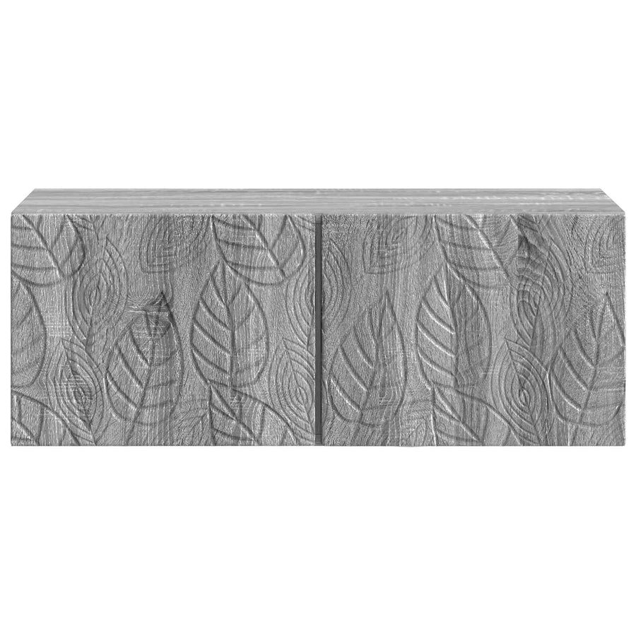 Wandbeugel TV-kast 78,5 x 31 cm Grijs Sonoma Bewerkt hout