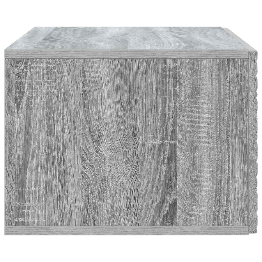 Wandbeugel TV-kast 78,5 x 31 cm Grijs Sonoma Bewerkt hout