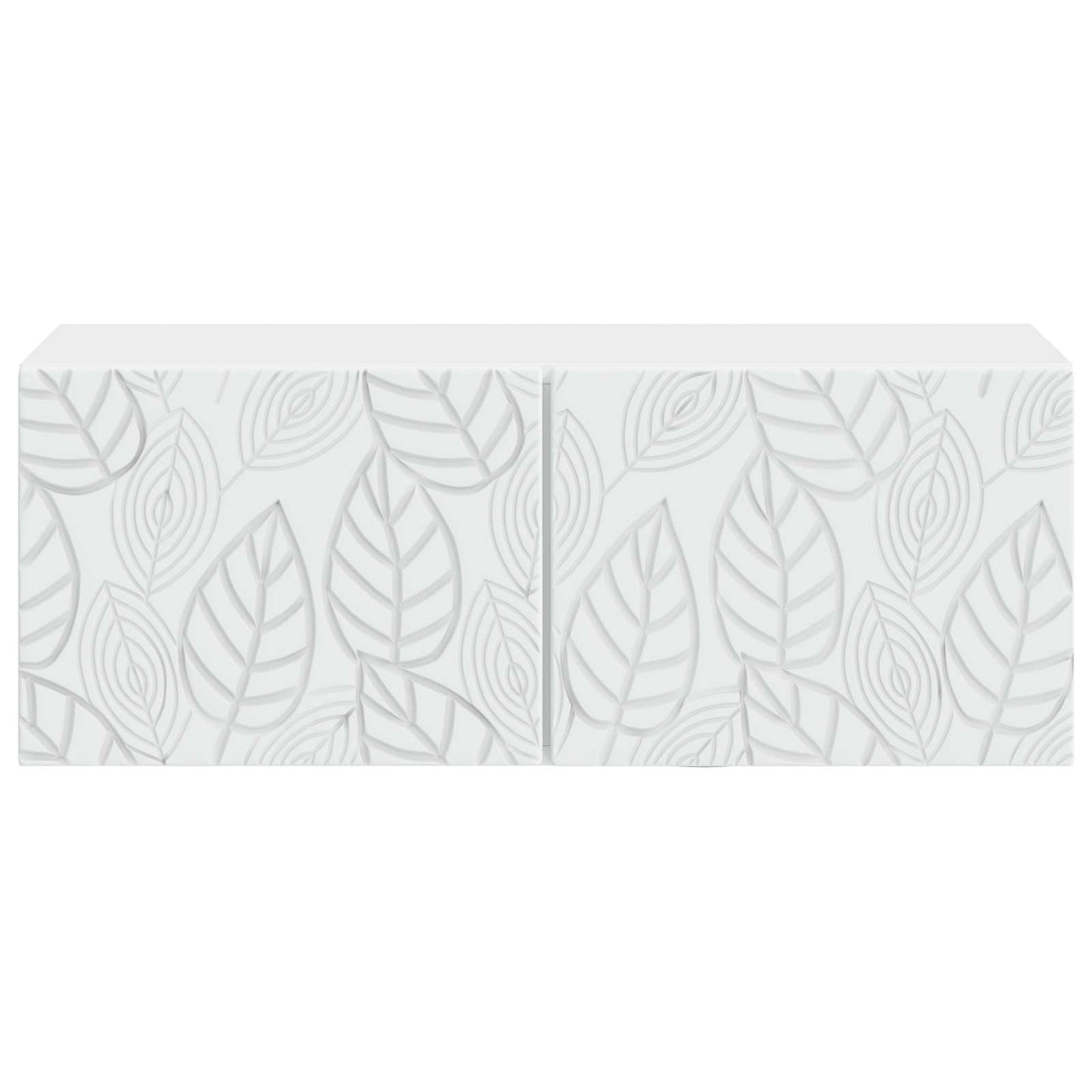 Wandbeugel TV-kast 98 x 31 cm Wit Bewerkt hout Wandgemonteerd