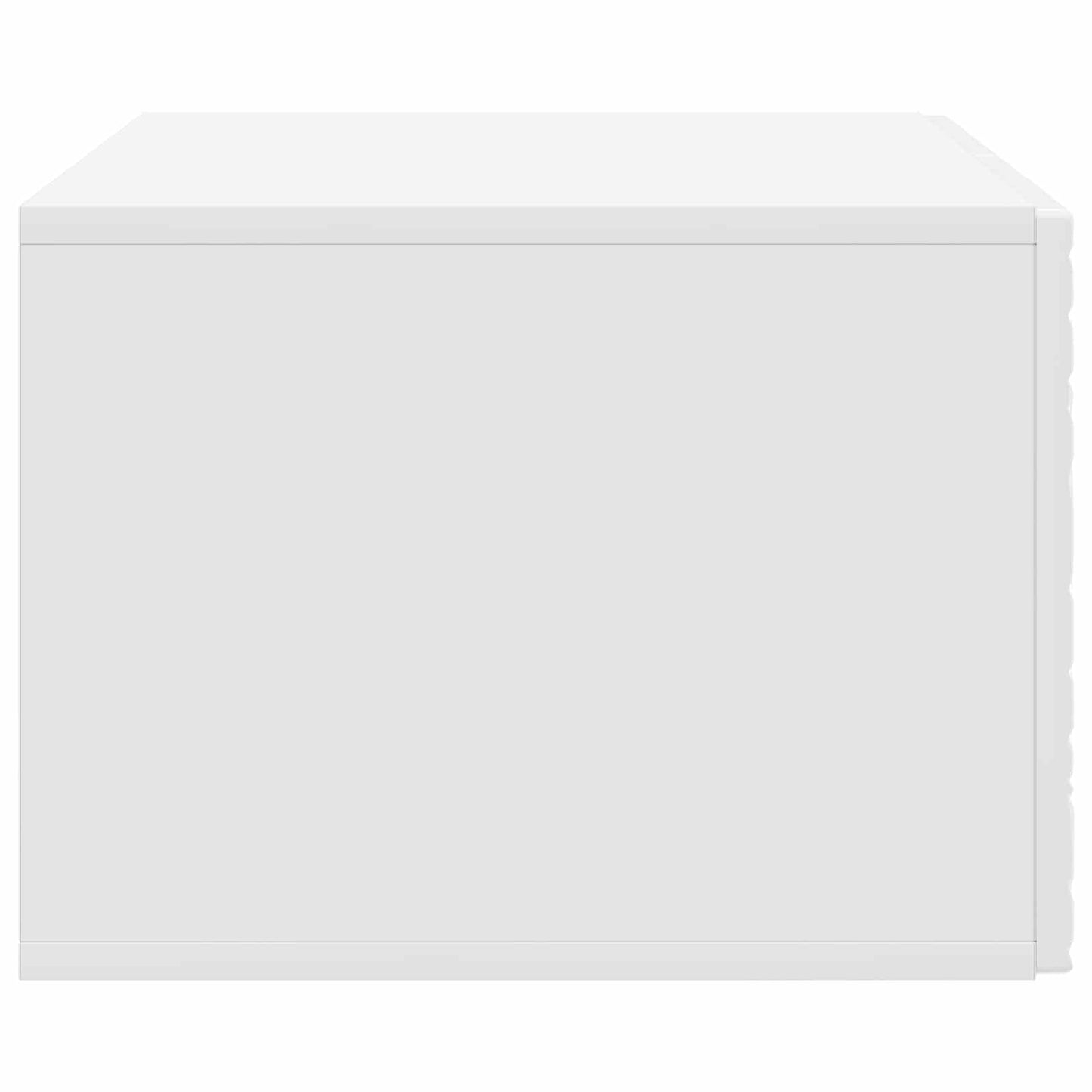 Wandbeugel TV-kast 98 x 31 cm Hoogglans Wit Bewerkt hout