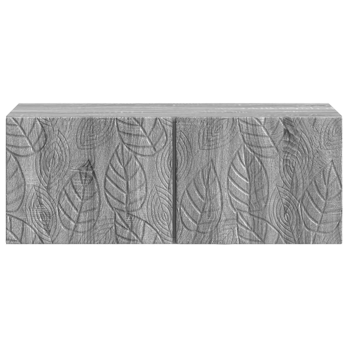 Wandbeugel TV-kast 98 x 31 cm Grijs Sonoma Bewerkt hout