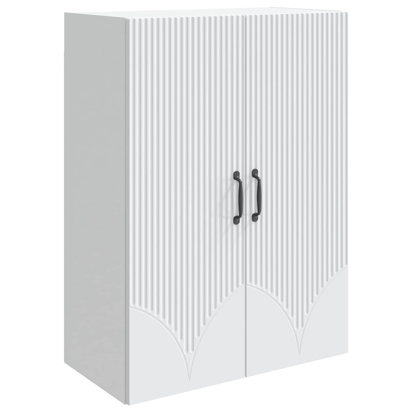 Wandkast Wit 66 x 34,5 x 90 cm Bewerkt hout