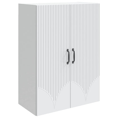 Wandkast Wit 66 x 34,5 x 90 cm Bewerkt hout