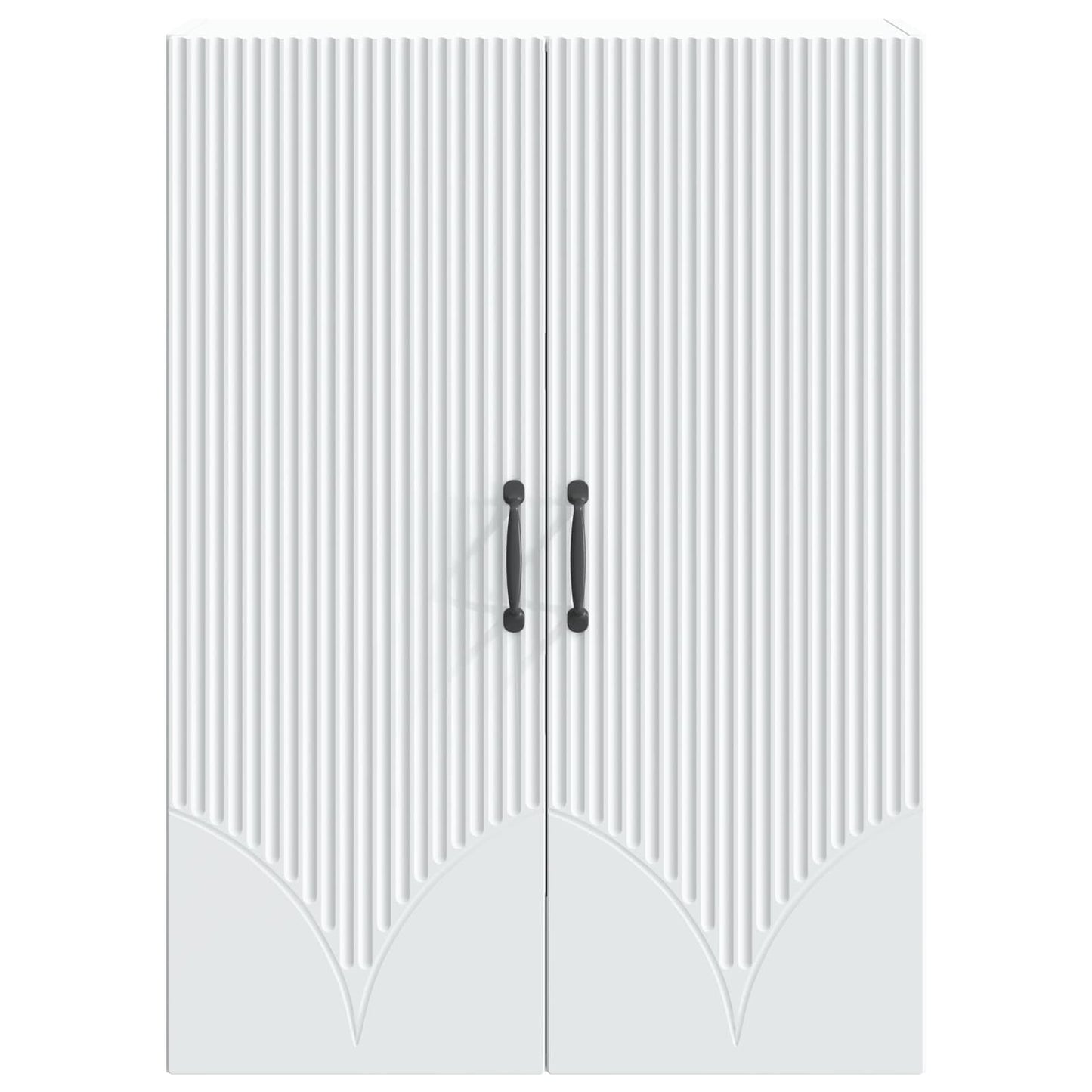 Wandkast Wit 66 x 34,5 x 90 cm Bewerkt hout