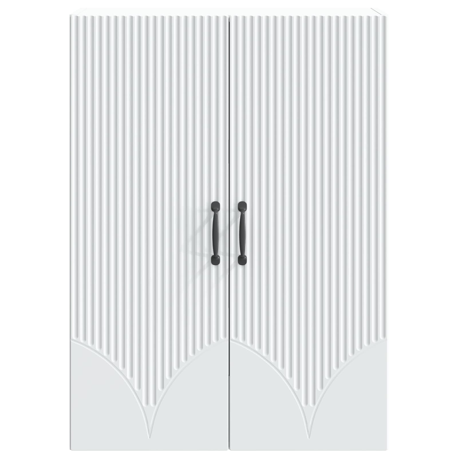 Wandkast Wit 66 x 34,5 x 90 cm Bewerkt hout