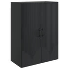 Wandkast 66x34,5x90 cm zwart bewerkt hout