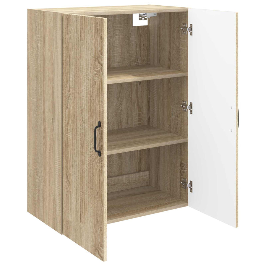 Wandkast Sonoma Eiken 66 x 34,5 x 90 cm Bewerkt hout