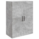 Wandkast 66x34,5x90 cm bewerkt hout betongrijs