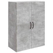 Wandkast 66x34,5x90 cm bewerkt hout betongrijs