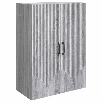 Wandkast Grijs Sonoma 66 x 34,5 x 90 cm Bewerkt hout
