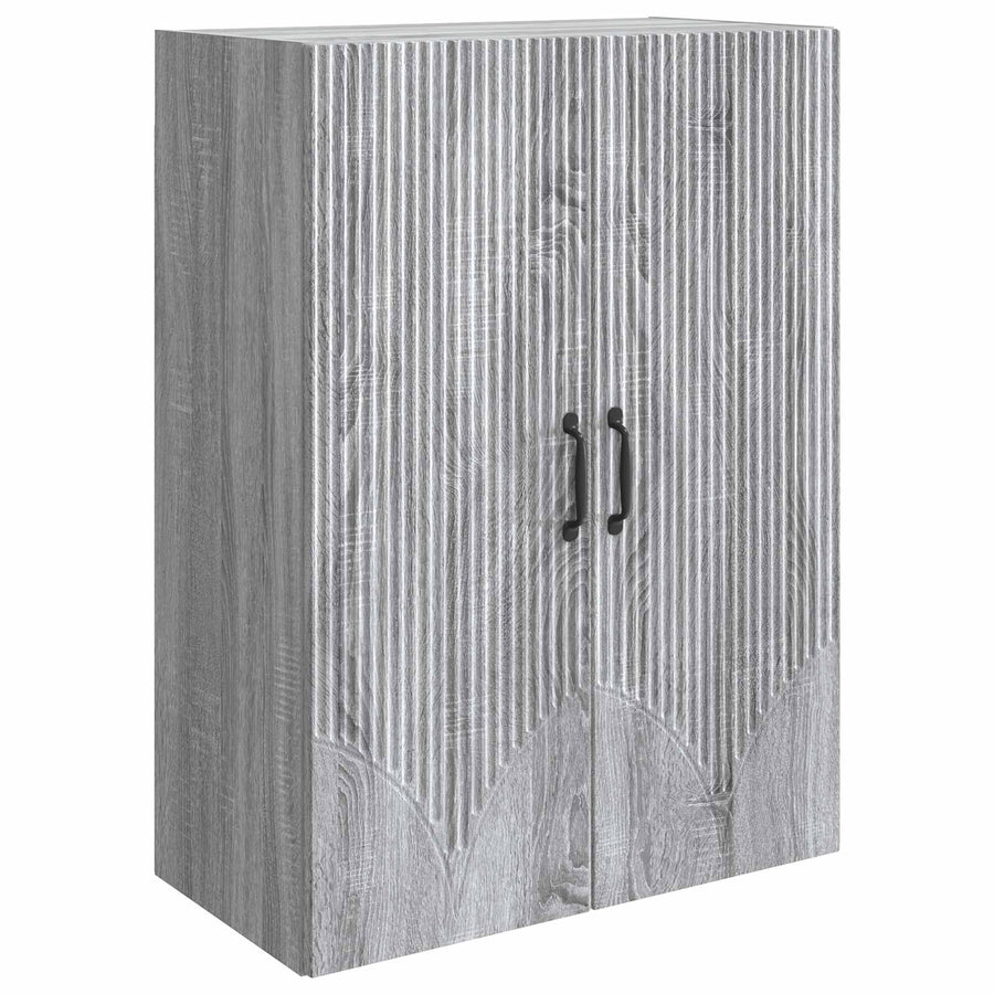 Wandkast Grijs Sonoma 66 x 34,5 x 90 cm Bewerkt hout