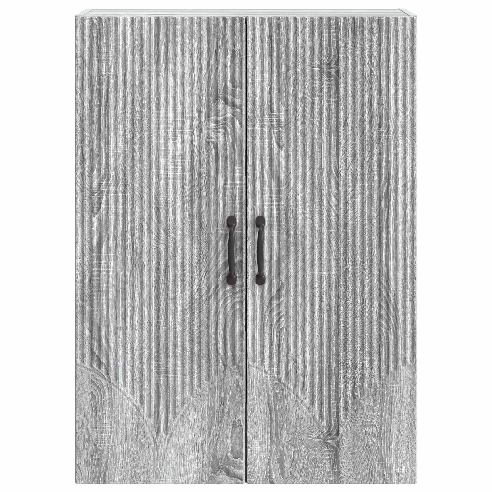 Wandkast Grijs Sonoma 66 x 34,5 x 90 cm Bewerkt hout